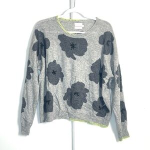 Brodie Cashmere Floral Sweater